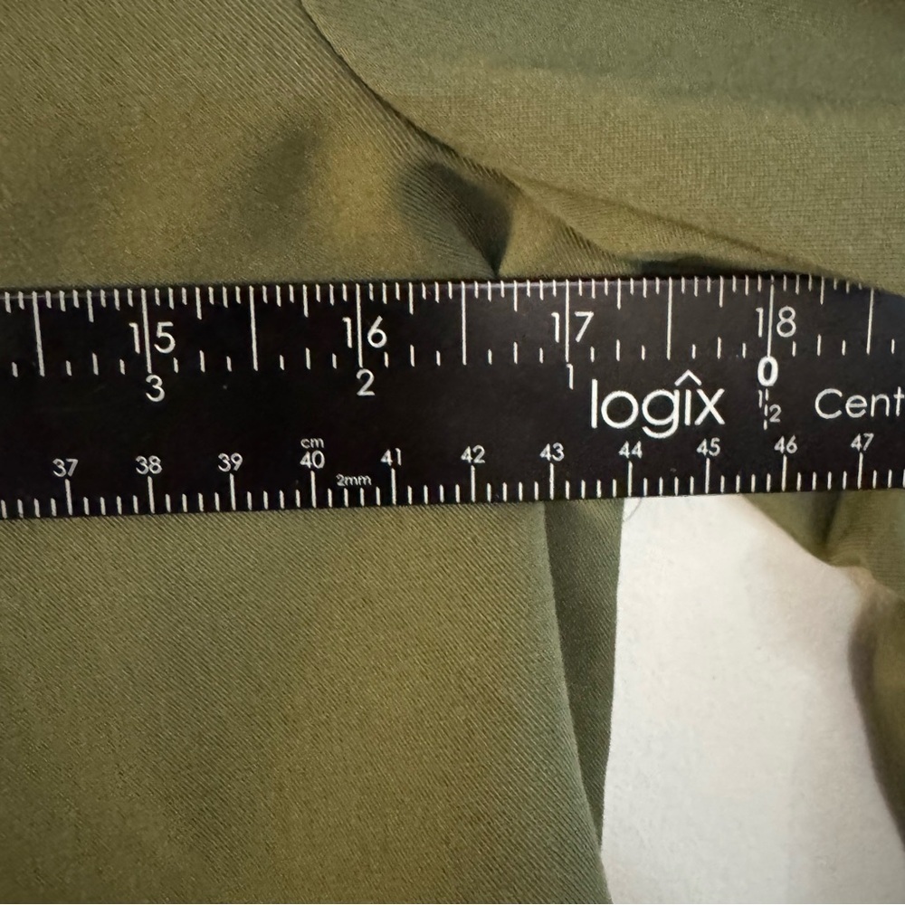 Guess Olive Green Jacket with Sheer Barely There Back XS - Picture 8 of 10
